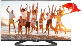 LG 50LA6608 126 cm (50 Zoll) Cinema 3D LED Backlight Fernseher, EEK A+ (Full HD, 400Hz MCI, WLAN, DVB T/C/S, Smart TV) schwarz LG Heimkino, TV & Video