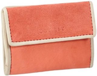 ESPRIT Portemonnaie 033EA1V141, Damen Geldbörsen, Orange (Peach Red 622), 10x7x1 cm (B x H x T) Schuhe & Handtaschen