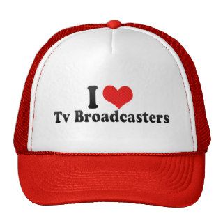 I Love Tv Broadcasters Hat