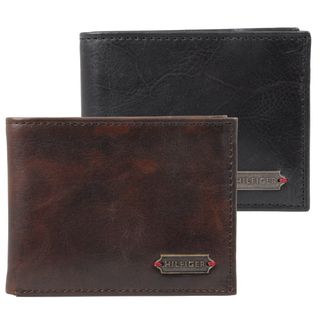 Tommy Hilfiger Men's Genuine Leather Passcase Bi fold Wallet Tommy Hilfiger Men's Wallets