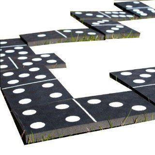 Riesen Domino   28 XXL Dominosteine Lernspiel 18 cm Domino Steine Garten NEU Spielzeug