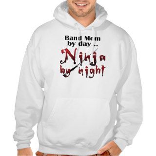 Band Mom Ninja Hooded Pullovers
