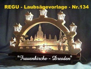 REGU Laubsäge Vorlage Frauenkirche Dresden Nr.134 Küche & Haushalt