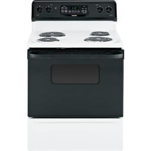 Hotpoint 5.0 cu. ft. Electric Range with Self Cleaning Oven in White RB757DPWH