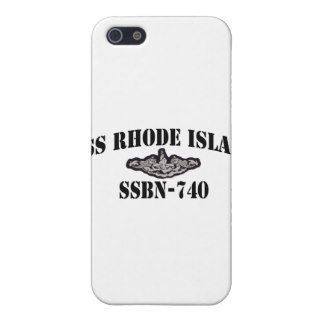 USS RHODE ISLAND (SSBN 740) iPhone 5 CASES
