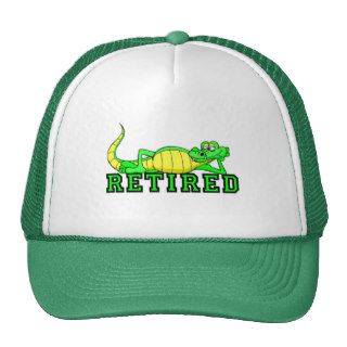 Cool retirement gator mesh hat