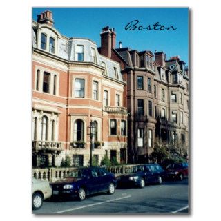 boston streets postcards