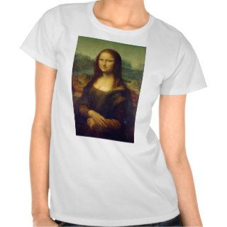 The Mona Lisa La Joconde by Leonardo Da Vinci Tee Shirts