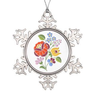 Kalocsai Embroidery   Hungarian Folk Art Ornament