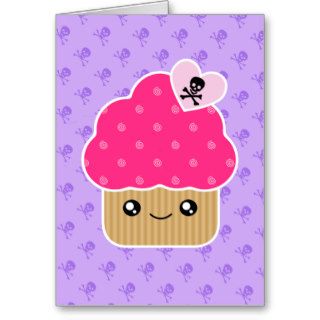 Kawaii Wicked Cute Cupcake Birthday Card