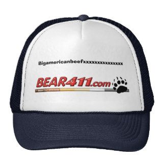 BEAR411 Customized TRUCKER Hat
