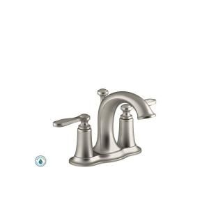 KOHLER Linwood 4 centerset bathroom sink faucet in Brushed Nickel K R45780 4D BN