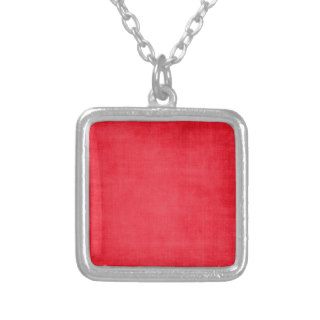 547_solid red paper SOLID RED BACKGROUND TEXTURE D Necklace