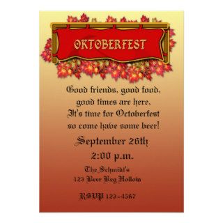 Oktoberfest Invitation