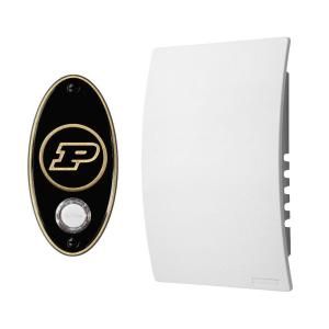 NuTone College Pride Purdue University Wired/Wireless Door Chime Mechanism and Pushbutton Kit   Antique Brass CP1PUAB
