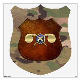 [500] Chemical Corps Branch Insignia Wall Graphic