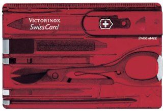 VICTORINOX SwissCard, Brieföffner rot/ Gehäuse dunkelgrau Bürobedarf & Schreibwaren