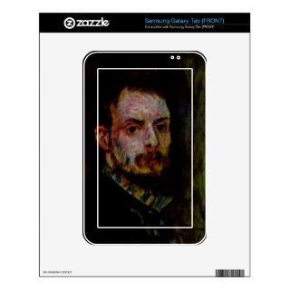 Self Portrait by Pierre Renoir Samsung Galaxy Tab Skin
