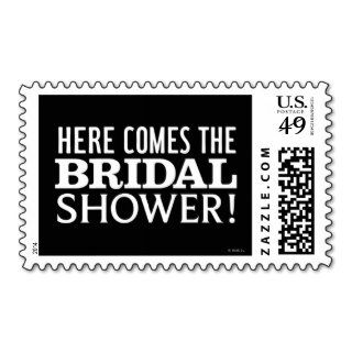 Here Comes the Bridal Shower Stamps