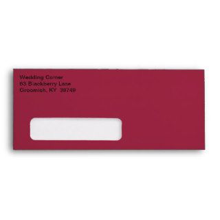 Commercial Designer Ruby Red Envelopes
