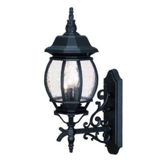 Acclaim Lighting Chateau Collection Wall Mount 1 Light Outdoor Matte Black Light Fixture 5150BK/SD