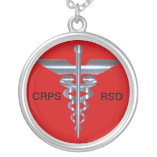 CRPS RSD Medical Alert Caduceus Necklace