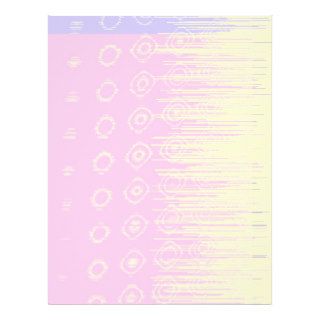 Pretty Abstract in Pale Pink and Yellow Personalized Flyer