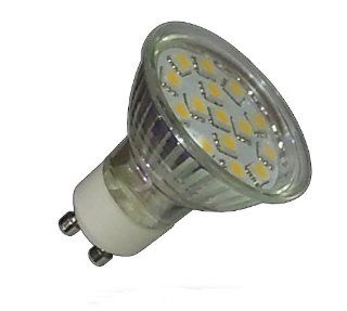 V TAC 3W GU10 LED Lampe, 170 ~ 240V, Sharp LED, Ersetzt ca. 30W Halogenlampe, Warmweiß, Leuchtmittel, Lampen Beleuchtung