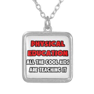 Funny Gym Teacher Shirts and Gifts Custom Necklace