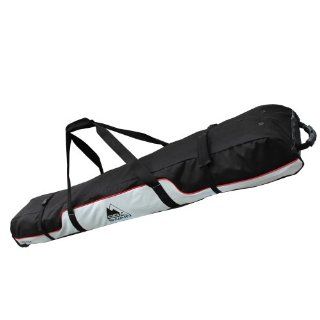 Cox Swain Rollen Snowboard & Ski Bag TITANIUM mit Rollen / Snowboardtasche Skitasche Professional, Farbe Black/Light Grey, Größe 175 cm Sport & Freizeit