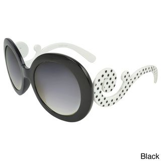 Epic Eyewear 'Rosewood' Round Swirled Arm Sunglasses Fashion Sunglasses