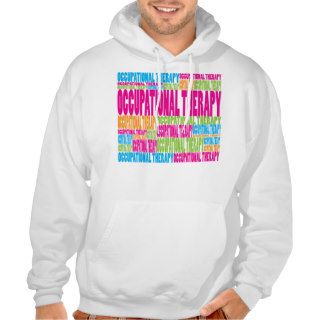 Colorful Occupational Therapy Hooded Sweatshirts