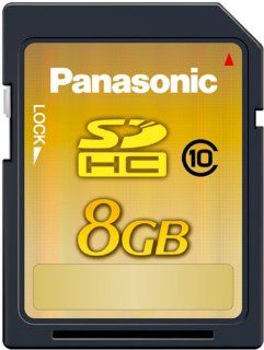 Panasonic RP SDW08GE1K SDHC Speicherkarte 8GB Computer & Zubehör