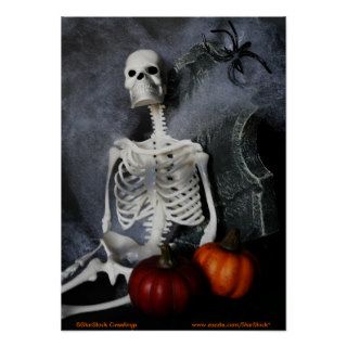 Halloween Skeleton Poster