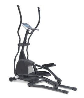 Horizon Fitness Elliptical Ergometer Andes 5, schwarz/ silber, 182 x 65 x 189 cm Sport & Freizeit