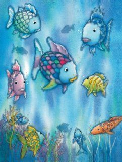 Fototapete Bildtapete Kinderzimmer Fische Nemo The Rainbow Fish I 183 x 254 cm Küche & Haushalt