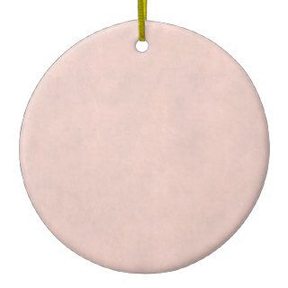 Vintage Light Rose Pink Parchment Paper Template Christmas Tree Ornaments