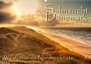 Sehnsucht Dnemark Wandkalender 2013 DIN A4 quer  Holmsland Klit und Westjtlands Nordseekste Monatskalender, 14 Seiten Stefan Sattler Bücher