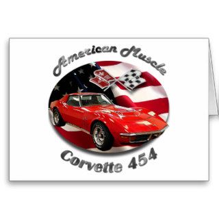 Chevy Corvette 454 Note/Greeting Card