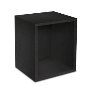 Way Basics Eco 15.5 in. Black Storage Cube Plus BS 285 340 390 BK