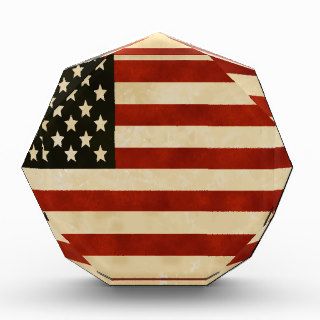Vintage American Flag GIFTS Acrylic Award