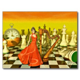 Chess Queen Postcards