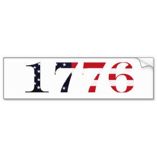 1776 Logo Bumper Stickers