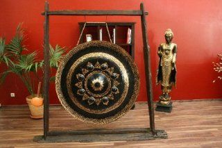 Tempelgong, Bronzegong, Gong, 202x195cm, Bronze, Handarbeit, Thailand, Original, Rarität Küche & Haushalt