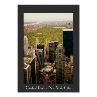 New York City's Central Park Above Posters