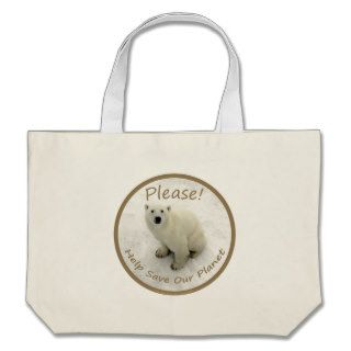 Polar Bear Carry all Tote Bags
