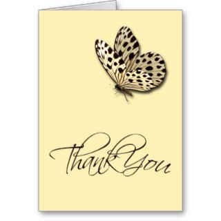 Butterfly Thank You Greeting Cards
