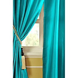 Celie Dupioni Silk 96 inch Curtain Panel Cottage Home Curtains