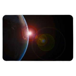 EARTH MORNING 688 SPACE PLANETS SUNRISE BEAUTY MAGNET