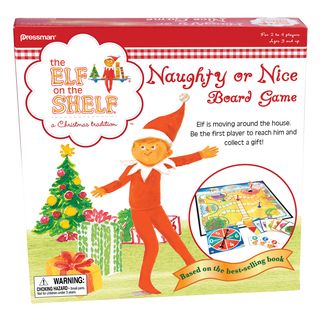 The Elf on the Shelf Naughty or Nice Board Game Pressman Toy Board Games